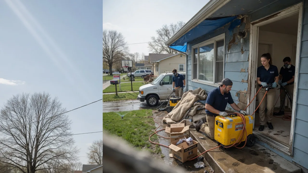 Basement Flood Cleanup in Huddy, KY near me